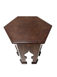 Arts & Crafts Side Table in Wenge, 1900s